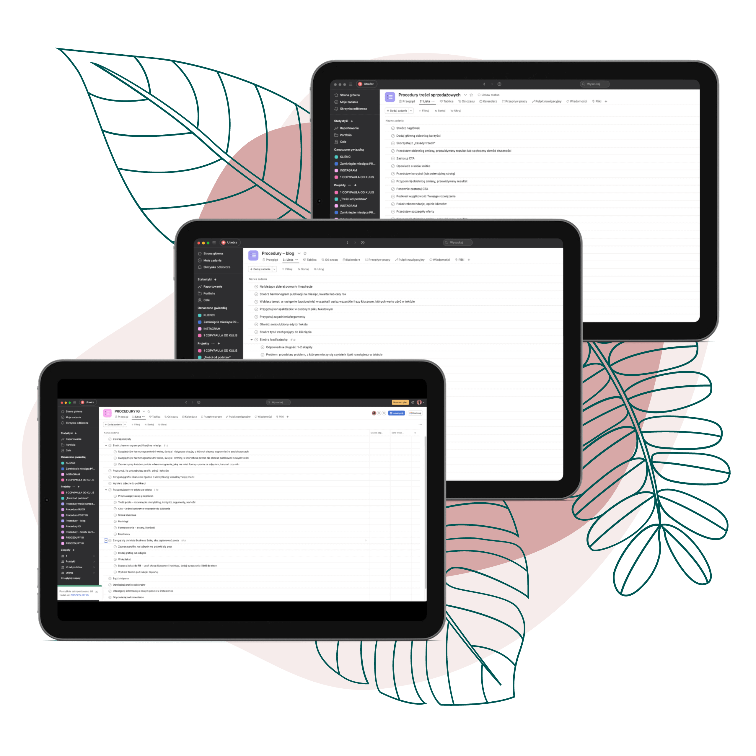 Procedury Blog Sprzedaż Instagram MockUp